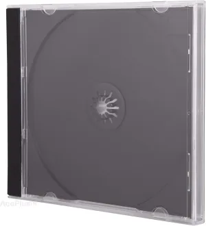 10-pack Standard Black Single CD Jewel Cases with 50-Pack Memorex Assorted Color Paper Sleeves (Value-Pack)