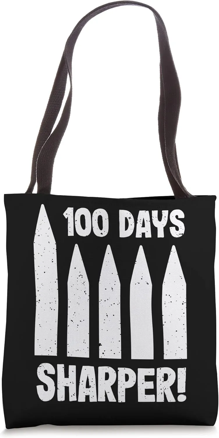 100 Days Sharper - 100th Day of School teacher Kids Tote Bag