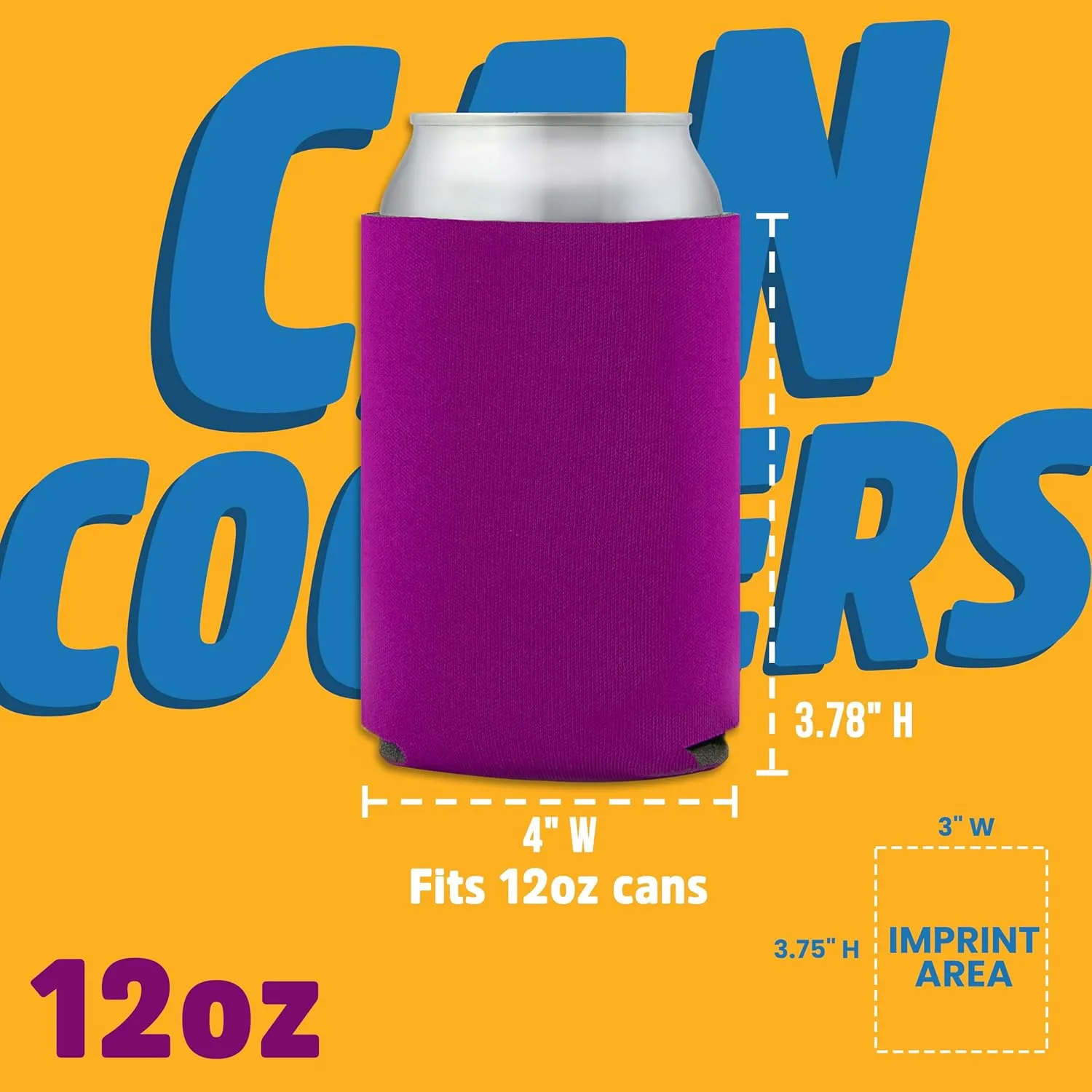 100 Pcs Bulk Blank Collapsible Can Coolers - Perfect For Sublimation Printing, HTV, Screen Printing or DIY Crafts (Mint)