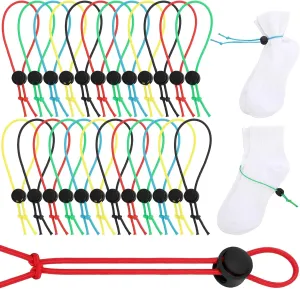 100 Pcs Sock Clips for Laundry Locks Your Socks Holder Stocking Tie Clips Stocking Organizer for Washing Machine and Dryer