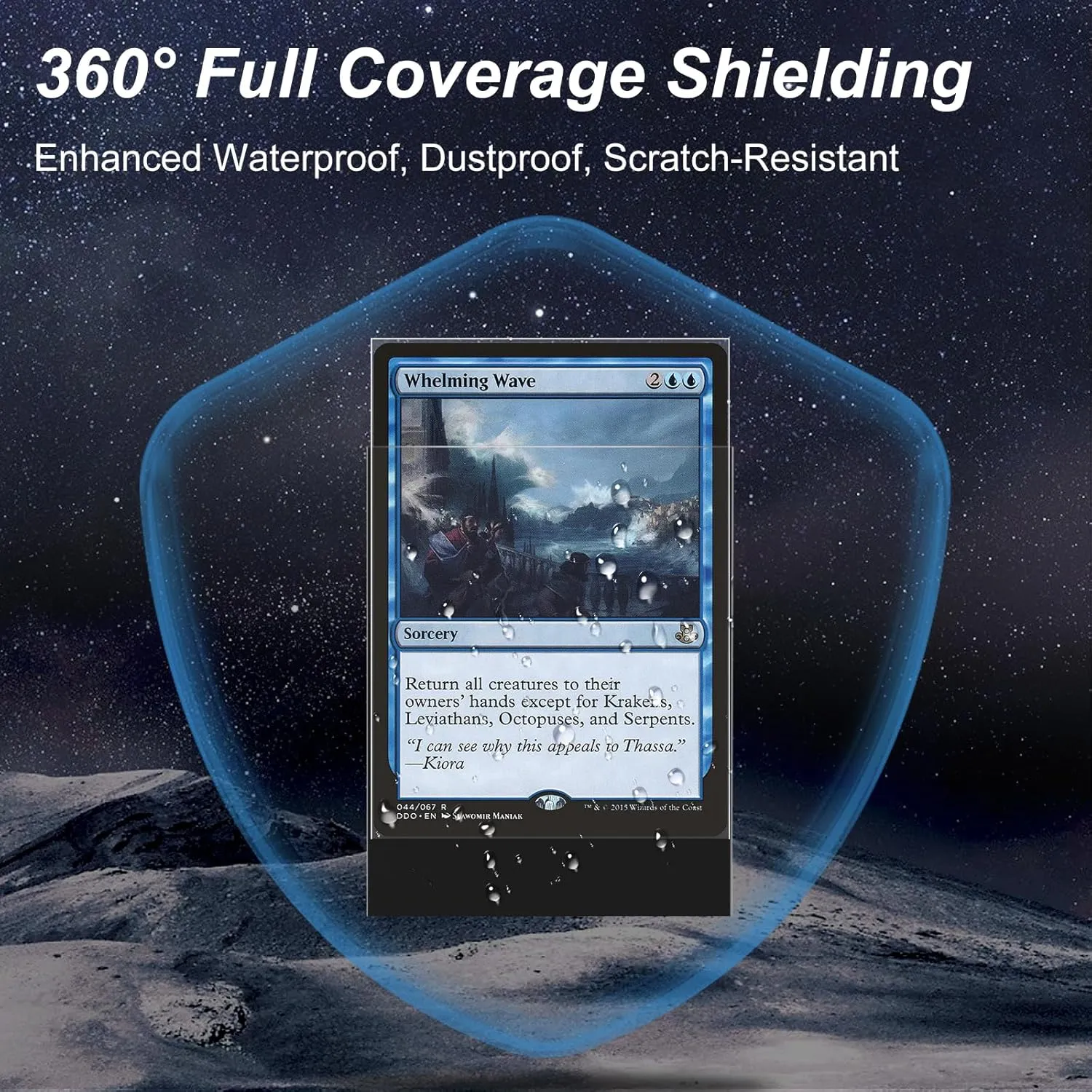 1000 Pack Card Sleeves, 500 Matte Trading Card Sleeve and 500 Inner Sleeves Ideal for Double-Sleeving, Fit for MTG, TCG and Game Cards (5 Colors)