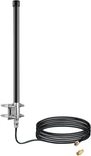 10dBi Outdoor 4G LTE Long Range Cellular Trail Camera Antenna with 20ft Cable for Spypoint Flex Flex-M Link Micro Link EVO Stealth Cam Tactacam Reveal X PRO Gen 2.0/3.0 Muddy Trail Camera, Eifagur