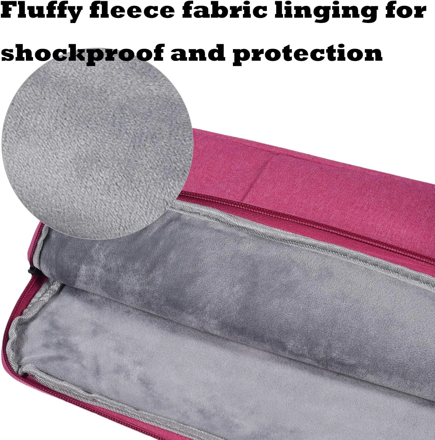 14 Inch Waterpoof Laptop Sleeve Case Compatible 15 Inch MacBook Pro Touch Bar A1990 A1707, Acer Chromebook 14, HP Pavilion X360 14/Stream 14, LG gram 14", Asus VivoBook, 14-15 Inch Laptop Bag,Rose Red