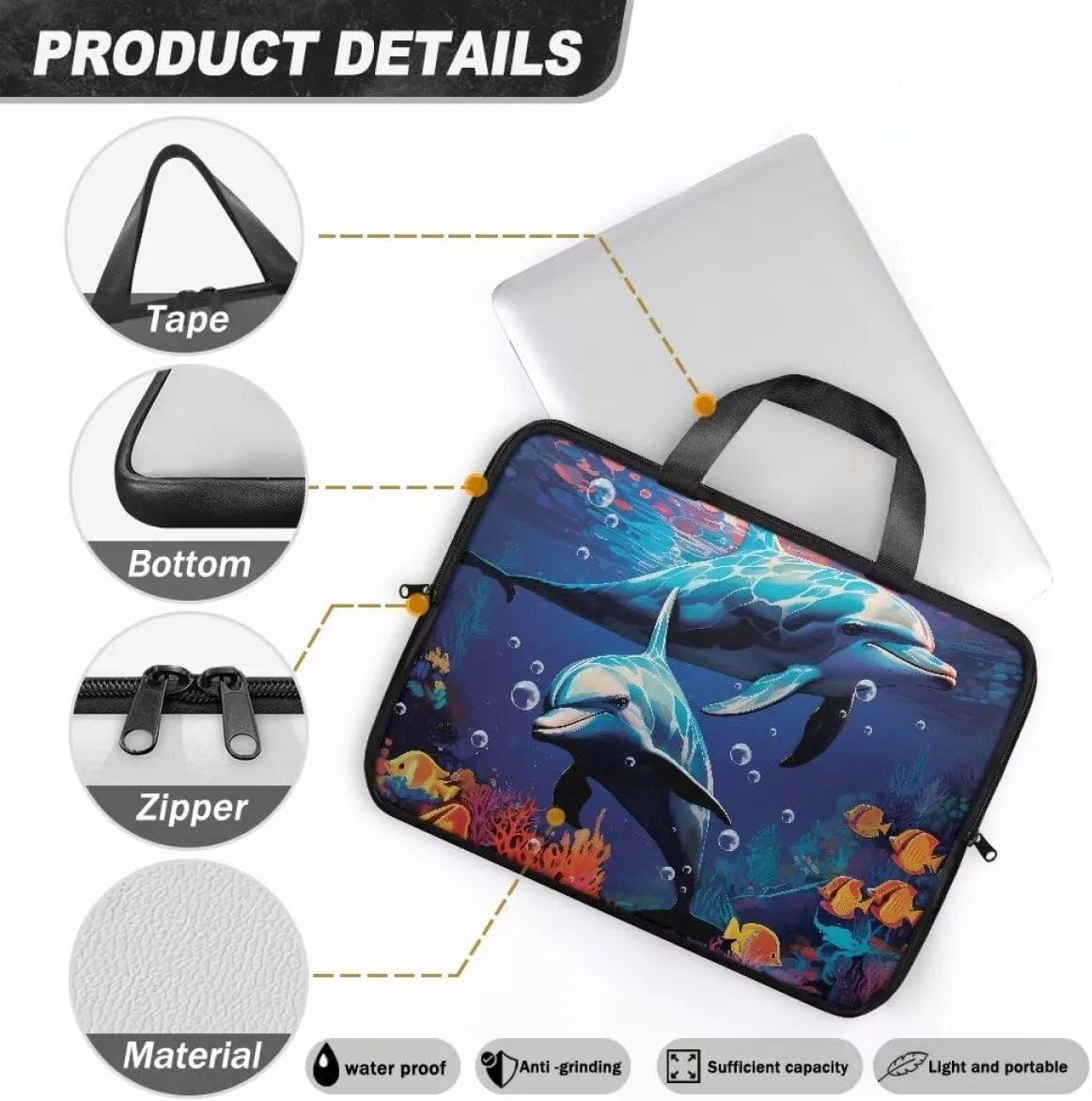 15.6 17.3 inch Laptop Handbag for Women,PU Laptop Case Bag,Laptop Covers,Computer Bags,Laptop Slevee