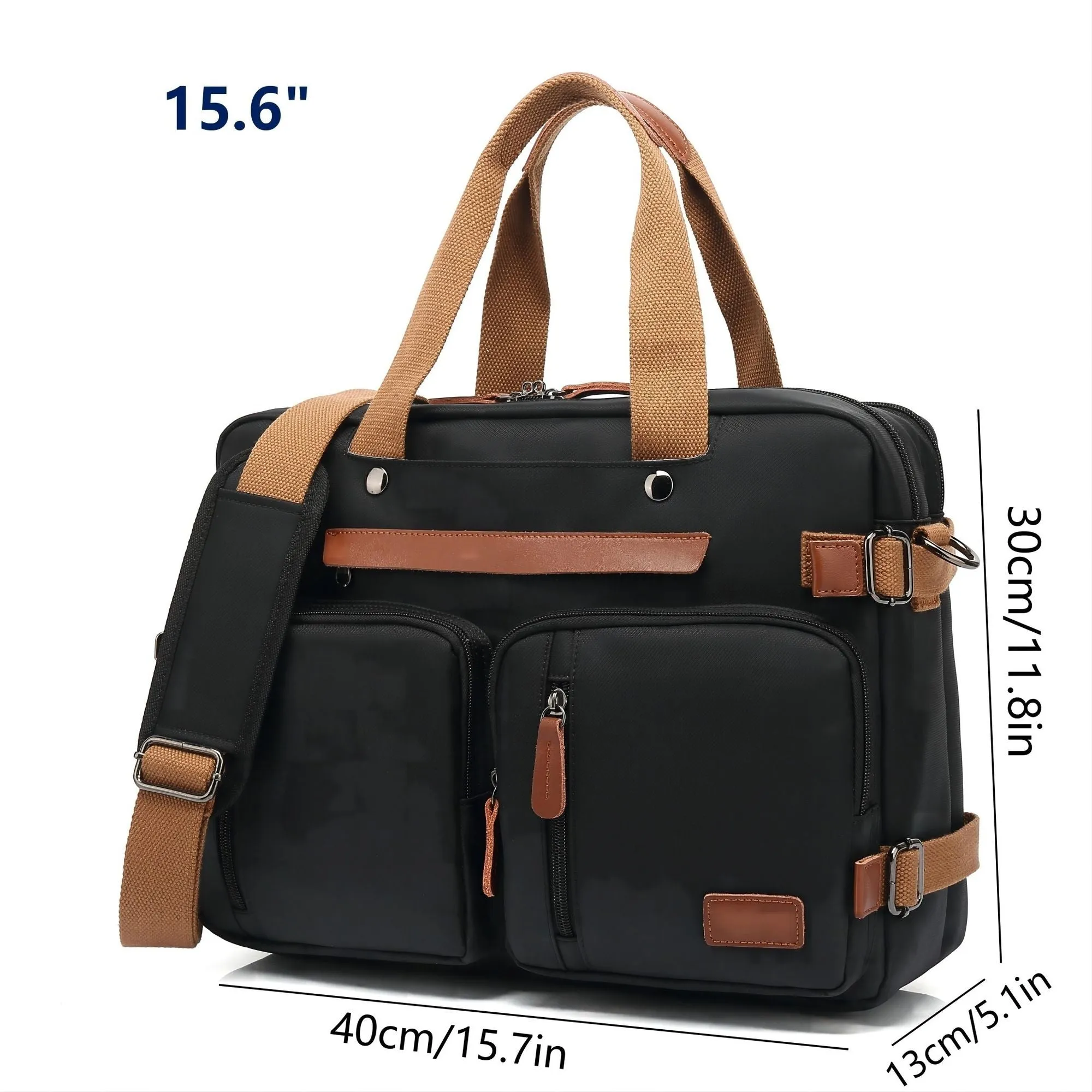 15.6 Inch And 17.3 Inch 3 In 1 Computer Laptop Carry Bag Office Designer Waterproof Business Laptop Briefcase Bag 1pc