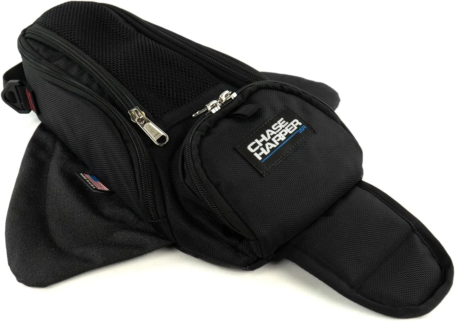 1602M Black Manta X2 Magnetic Tank Bag - Water-Resistant, Tear-Resistant, Industrial Grade Ballistic Nylon with Anti-Scratch Rubberized Polymer Bottom, Super Strong Neodymium Magnets