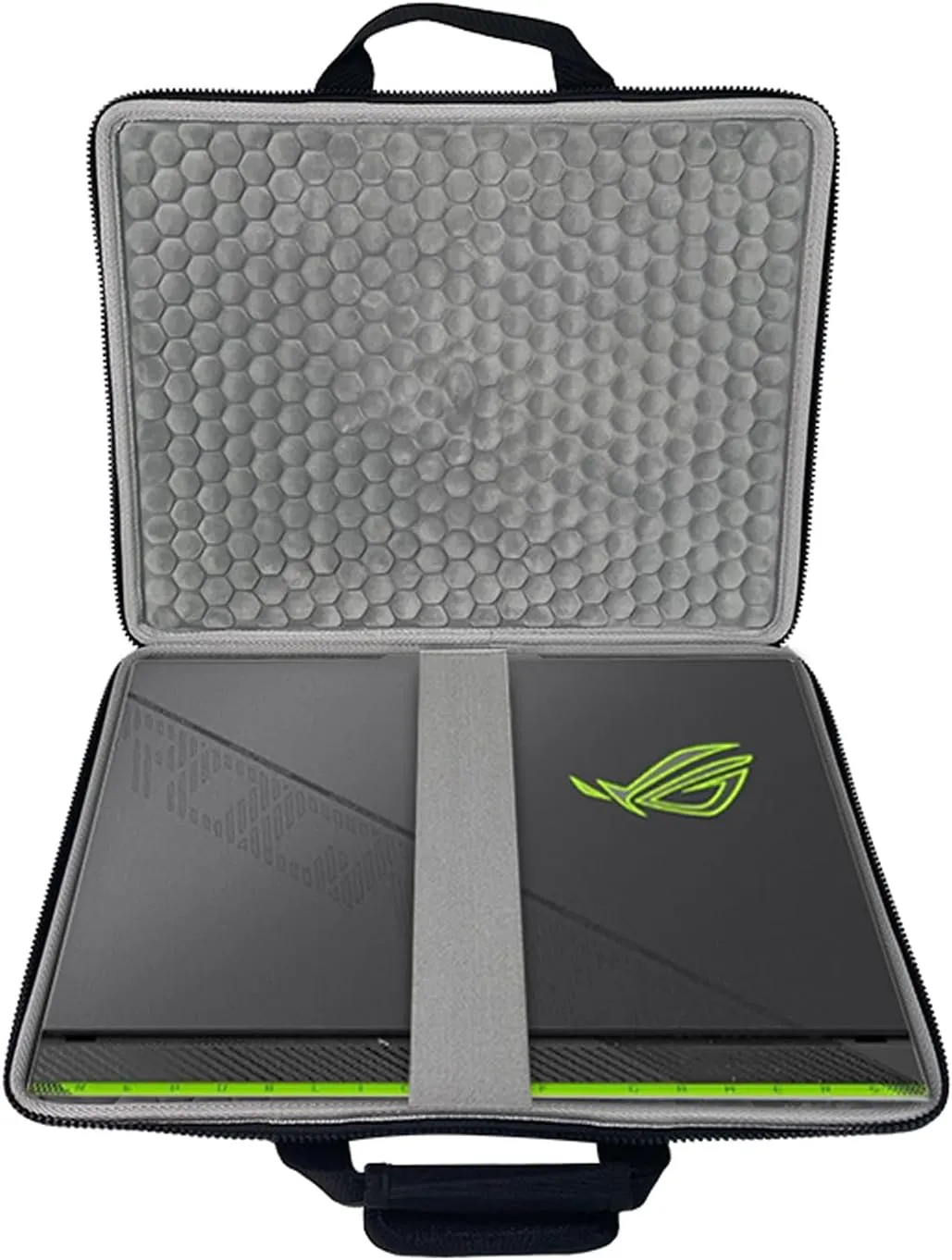 17-18inch Hard Gaming Laptop Sleeve for Asus ROG Strix G18 2025-18", for 18inch Asus ROG Strix Scar 18/17.3inch MSI/HP Laptop Anti-Shock Bag, 17.3-18 inch Laptop EVA Hard Protective Case