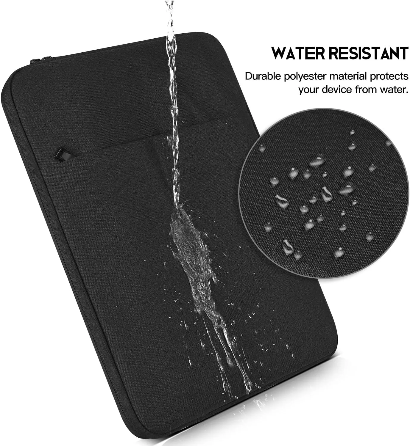 17.3 inch Laptop Sleeve Case for HP Envy 17 17t/Pavilion 17/Omen 17, Acer Predator 17/Aspire 7, Dell Inspiron 17/Dell G3 G7 17, Lenovo Ideapad 17, Water-Resistant Computer Sleeve 17 inch Laptop Bag