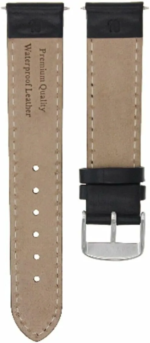 18-19-20-22-24-26mm Leather Watch Band Strap Smooth Compatible with Movado