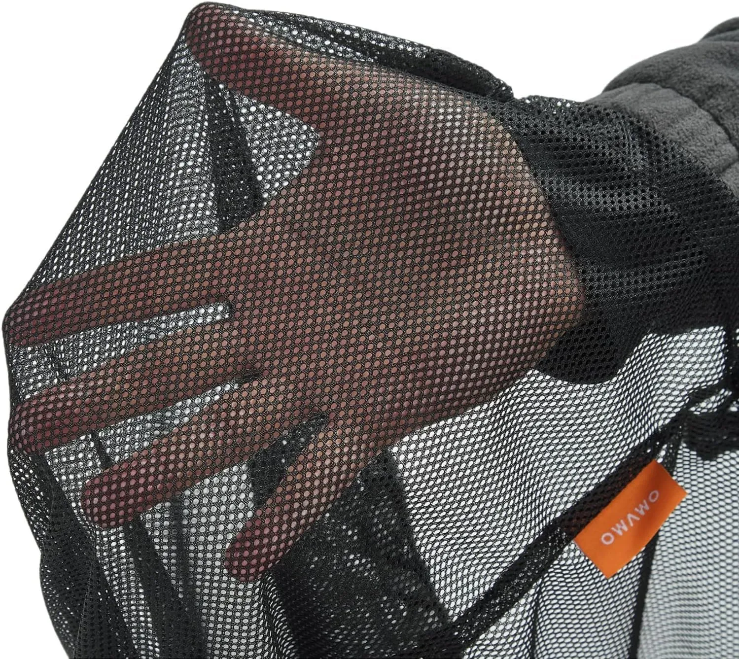 1Pcs 255L Mesh Sleeping Bag Storage Sack Stuff Sack Mesh Laundry Bag Drawstring Bag，Tear-Resistant Polyester Mesh,300D Oxford Bottom,Anti-Dirt and Water-Resistant.