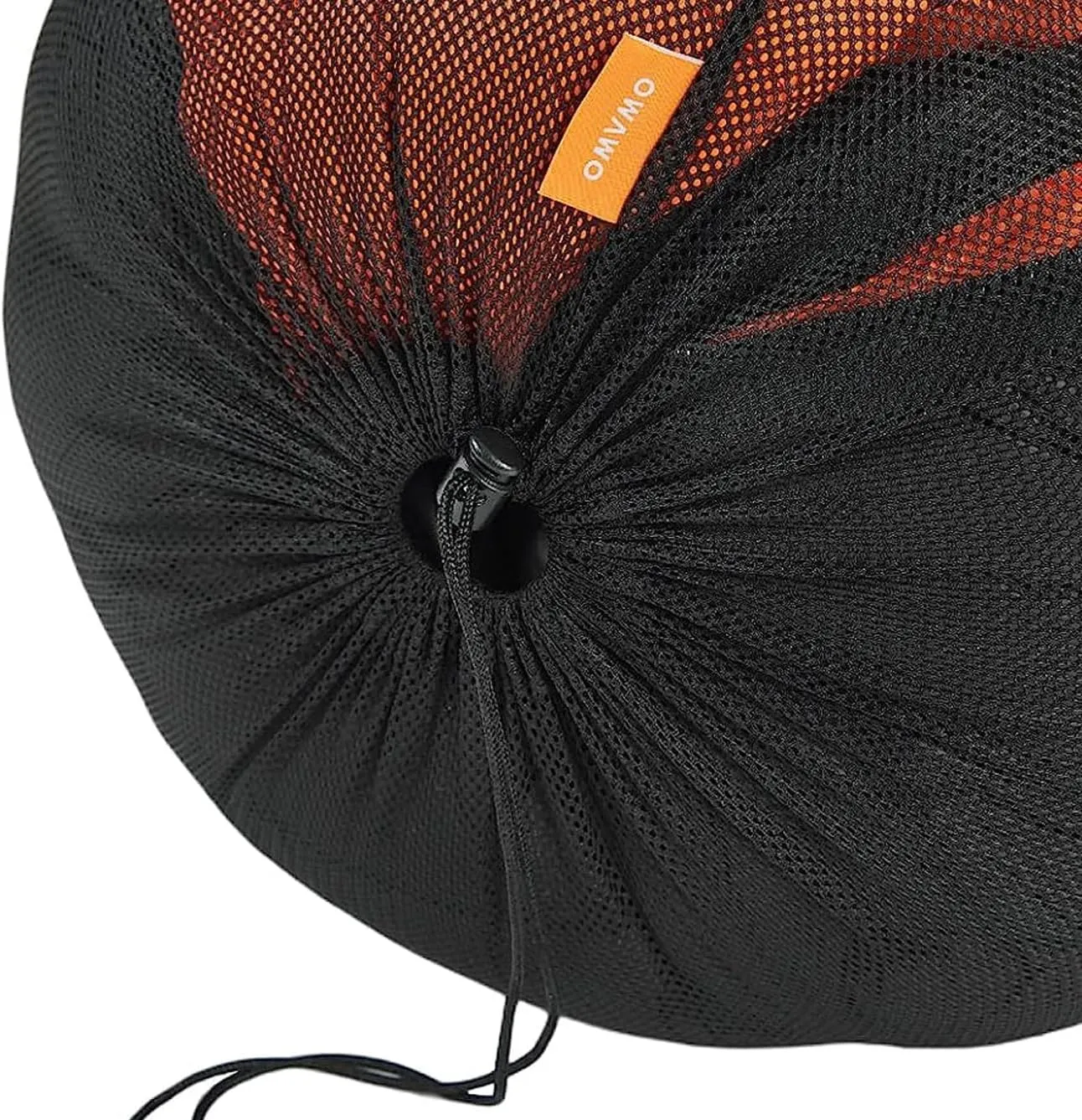 1Pcs 255L Mesh Sleeping Bag Storage Sack Stuff Sack Mesh Laundry Bag Drawstring Bag，Tear-Resistant Polyester Mesh,300D Oxford Bottom,Anti-Dirt and Water-Resistant.