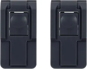 2 Pelican Black Replacement Push Button Medium Air Case Latches. Fits Air Series Cases.