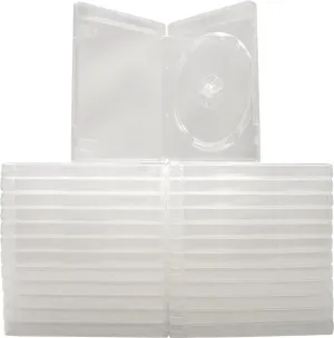 (25) Empty Standard Clear 14MM Replacement Boxes - Compatible with PlayStation 3 (PS3) - #VGBR14PS3CL
