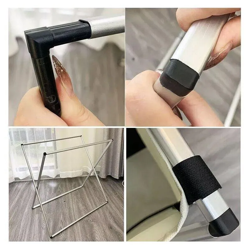 3 Sections Hamper Sorter Dark Light Folding Laundry Washing Basket Bag Holder Au