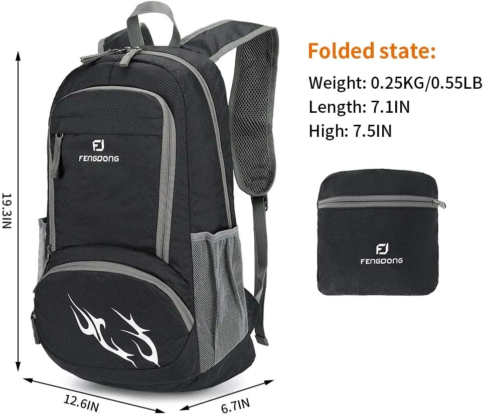 35L Lightweight Foldable Waterproof Packable Travel Small Hiking Backpack Daypack for men women