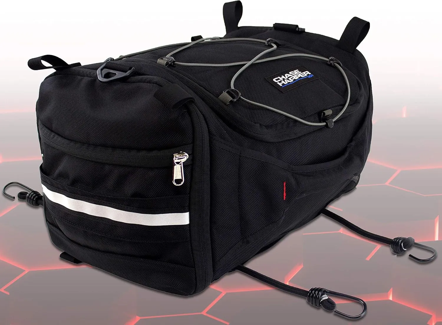 4250 Deluxe Hide-Away Tail Trunk - Water-Resistant, Tear-Resistant, Industrial Grade Ballistic Nylon with Adjustable Bungee Mounting System for Universal Fit