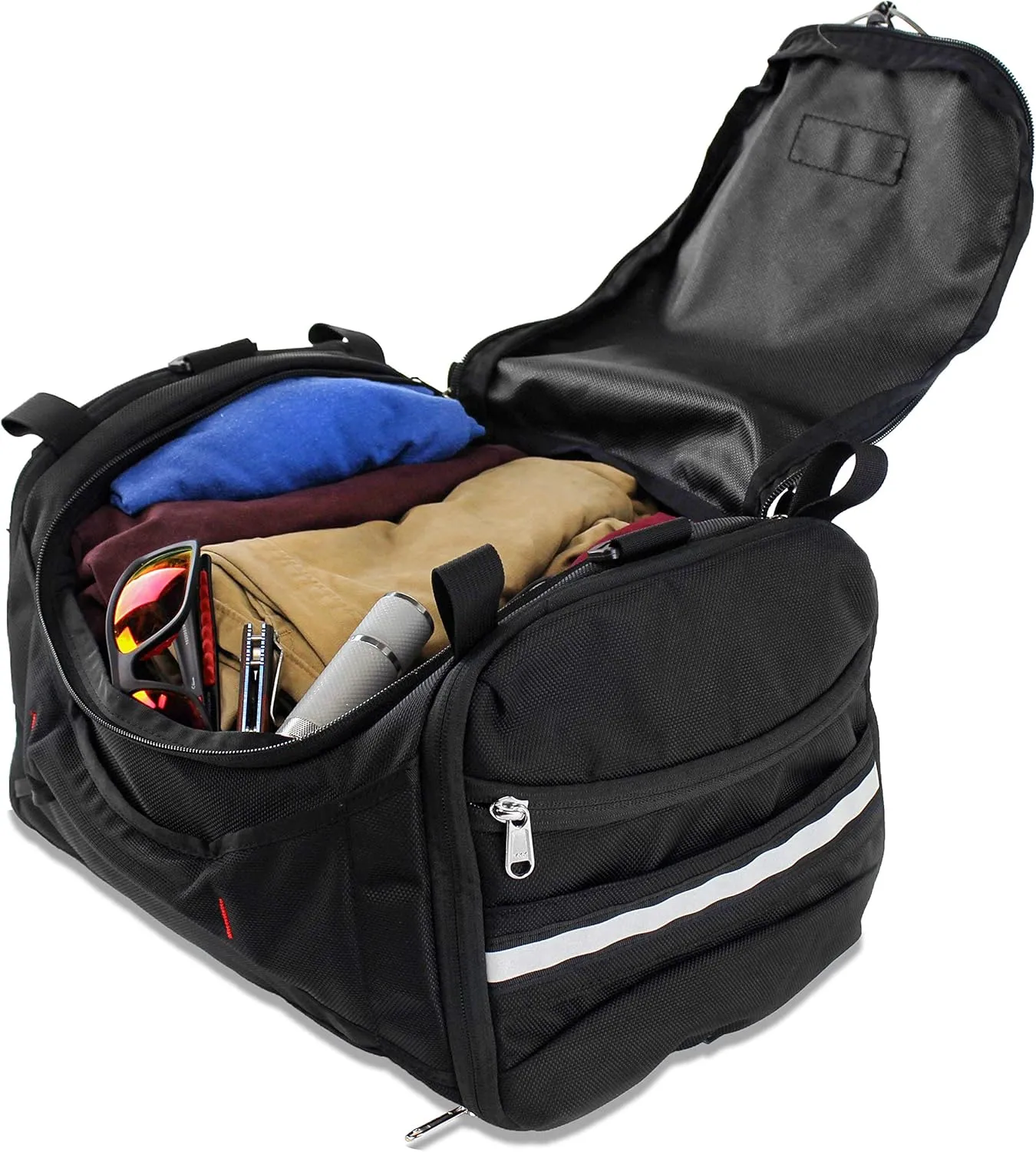 4250 Deluxe Hide-Away Tail Trunk - Water-Resistant, Tear-Resistant, Industrial Grade Ballistic Nylon with Adjustable Bungee Mounting System for Universal Fit