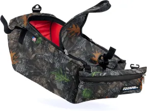 5000 Ruckus Under the Seat Bag - Water-Resistant, Tear-Resistant, Industrial Grade Ballistic Nylon with Hook and Loop Secure Straps, 23 Liters of Storage - Backwoods Camo