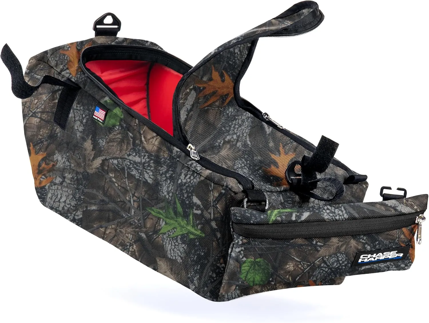 5000 Ruckus Under the Seat Bag - Water-Resistant, Tear-Resistant, Industrial Grade Ballistic Nylon with Hook and Loop Secure Straps, 23 Liters of Storage - Backwoods Camo