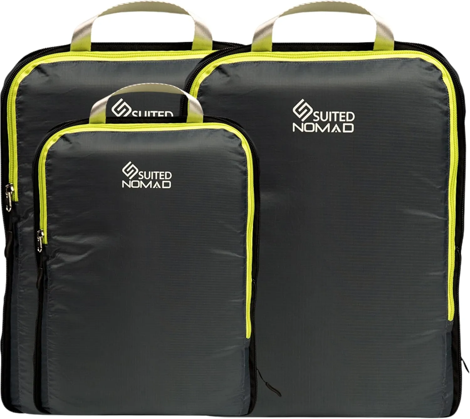 6 Set/3 Set Ultralight Compression Packing Cubes, Suitcase and Backpack Travel Organizer Bags