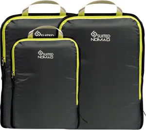 6 Set/3 Set Ultralight Compression Packing Cubes, Suitcase and Backpack Travel Organizer Bags
