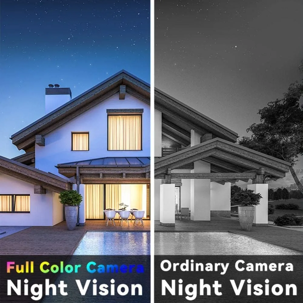6MP Add-On Full Color Night Vision Dome IP Camera for Hik-vision IP NVR Systems, with Visiable White Lights, 105° Viewing Angle, Outdoor, Compatible with Hik-vision NVR, Blue Iris, NDAA Compliant