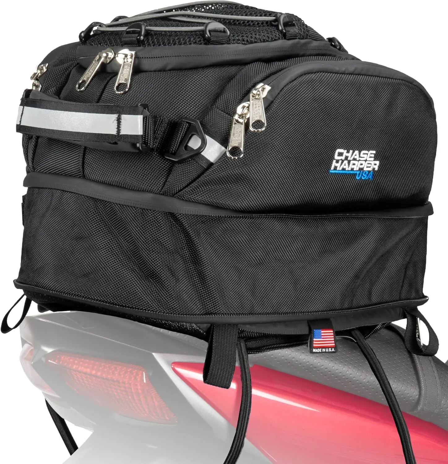 6X Magnetic Tank Bag - Water-Resistant, Tear-Resistant, Industrial Grade Ballistic Nylon with Anti-Scratch Rubberized Polymer Bottom, Super Strong Neodymium Magnets