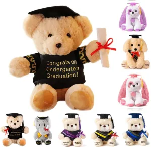 8 Inch Graduation Plush Stuffed Animal Class of 2025 Gift (Kindergarten)