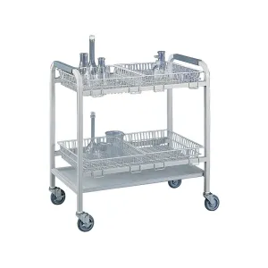 8040100 Large Basket for Glassware Cart, 32" L x 18" D x 4" H