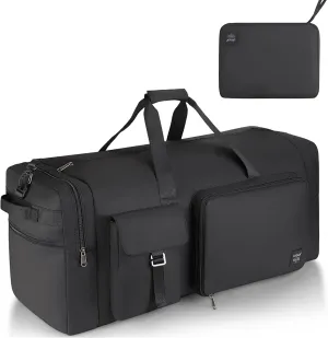 80L Large Duffle Bag for Travel, Urtala 26” Travel Duffle Bag for Men and Women, Foldable Traveling Duffel Bags with Shoes Compartment, Waterproof and Tear Resistant