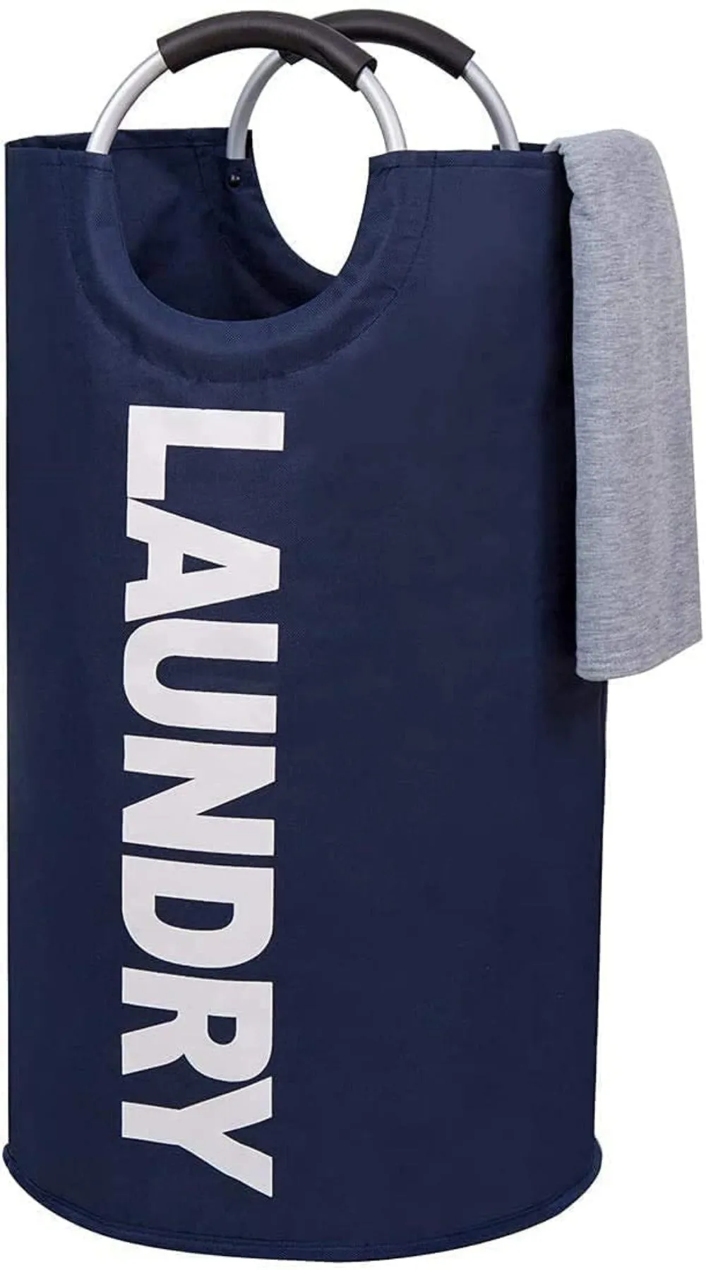 82L Foldable Laundry Hamper Collapsible Large Clothes Bag with Easy Carry Handle