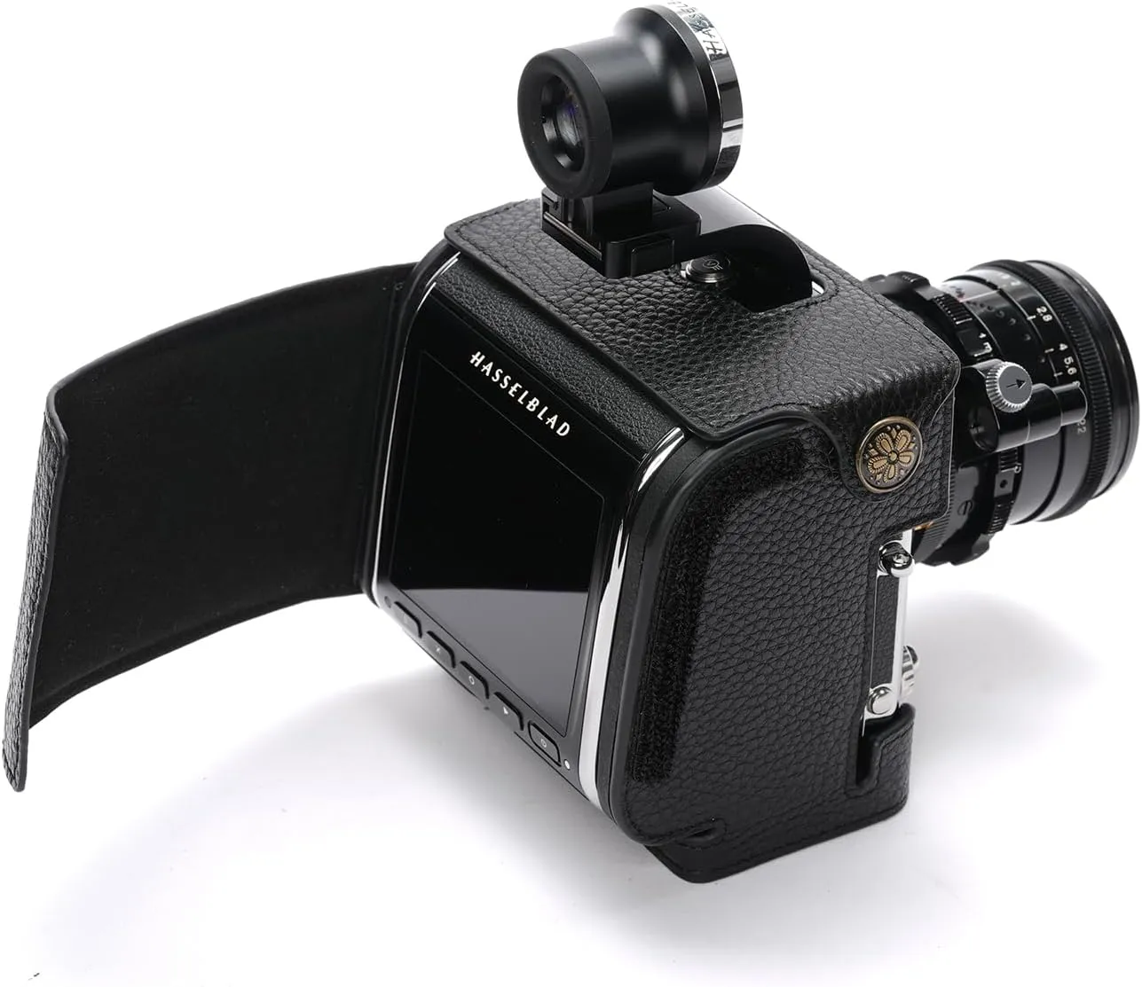 907X CFV 100C Case, Handmade Genuine Real Leather Half Camera Case Bag Cover for Hasselblad 907X CFV 100C 50C Camera (Black Thread)