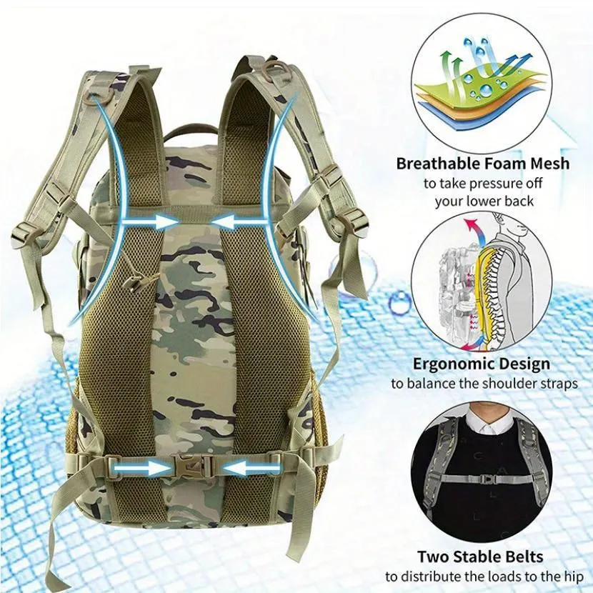 9.25-Gallon Outdoor Travel Hiking Rucksack