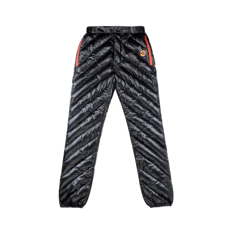 AEGISMAX Outdoor Hiking Winter Ultralight Goose Down Pants 800FP Waterproof Nylon Trousers Unisex