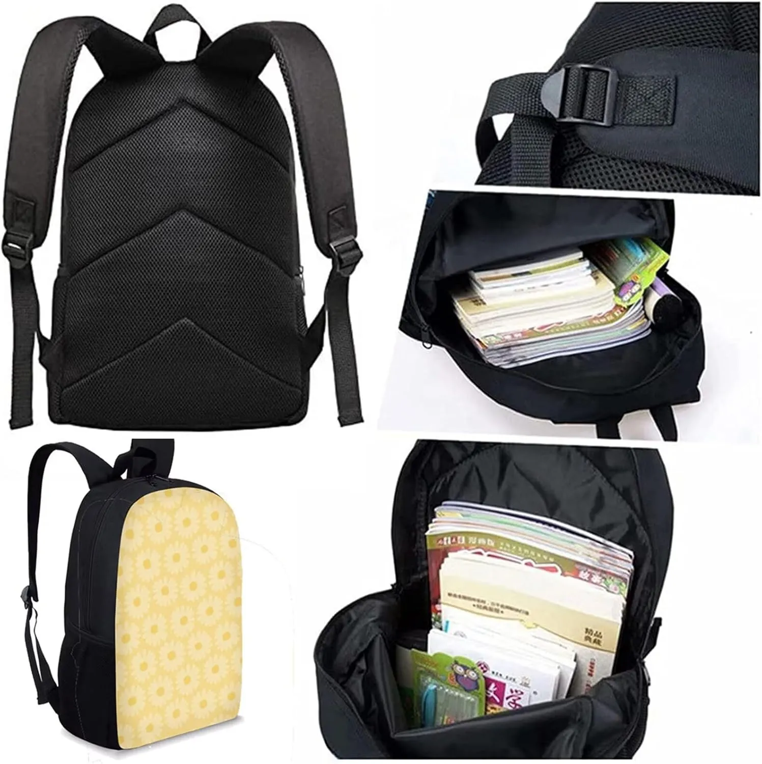 African Black Boy Backpack With Lunch Box for Kids 7-10/10-12 Years Old Football School Bag Middle Elementary School Bookbag Lunch Bag Pencil Case Afro American 17 Inch Back Pack