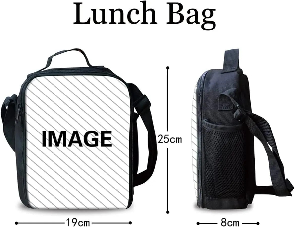 African Girl Bubble Blowing School Bags for Teen Kids American Afro Black Backpack with Lunch Box Pencil Case,Elementary/Primary Bookbag Ages 8-10/12-14/14-16 Back Pack 17 inch
