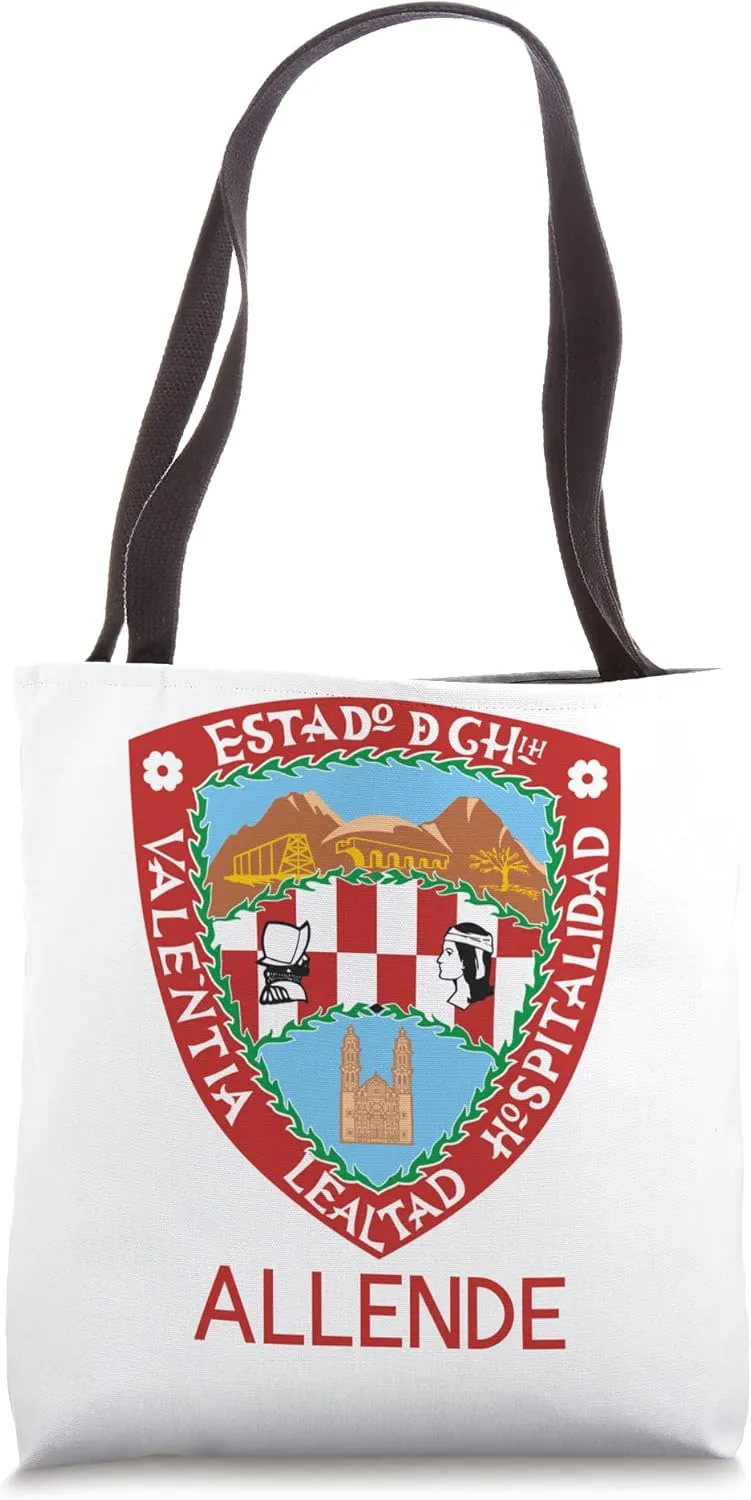 Allende Chihuahua Estado De Mexico Escudo Eagle Aguila Tote Bag