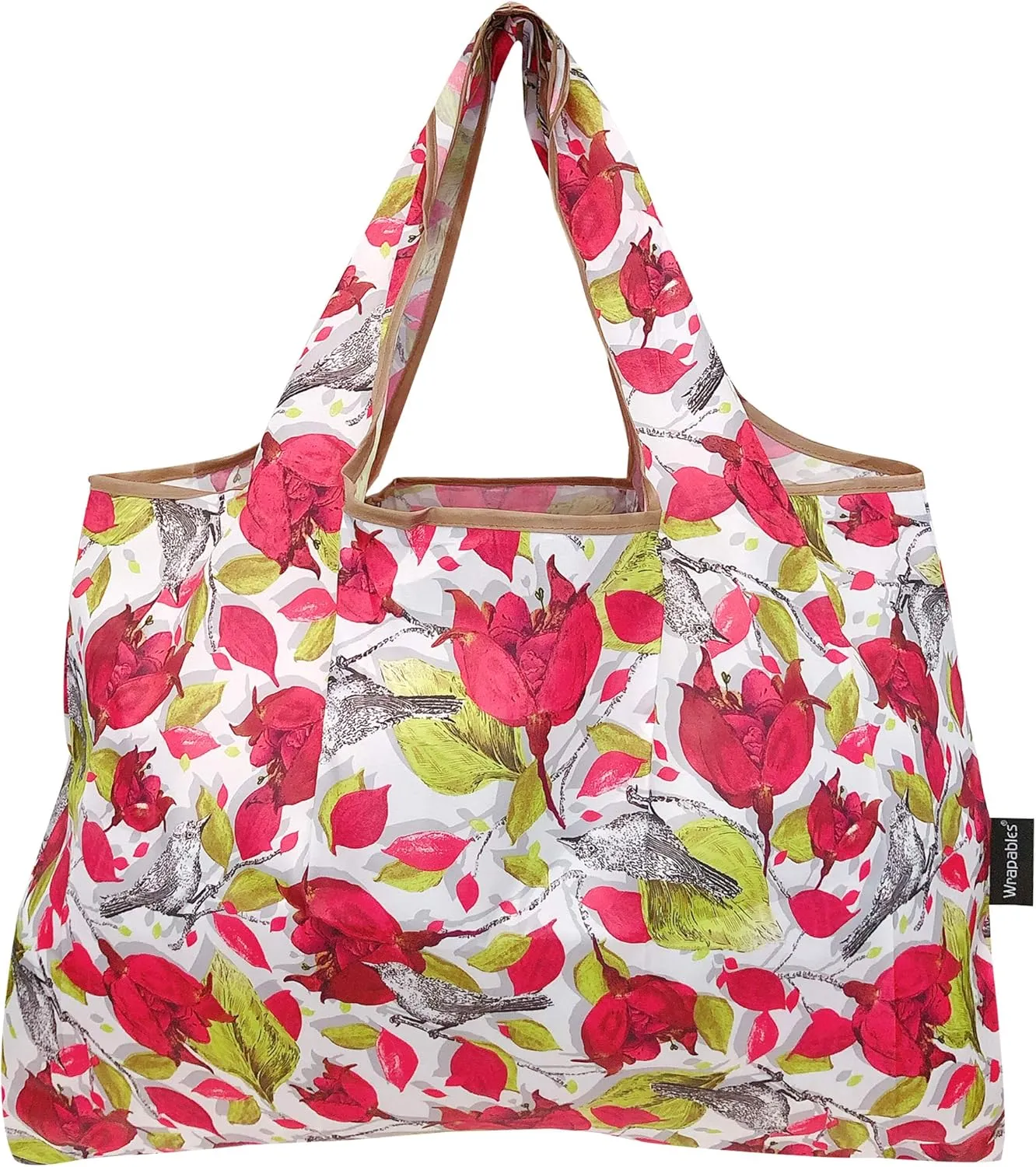 allydrew Eco-Friendly Large Nylon Reusable Shopping Bags (Set of 3)