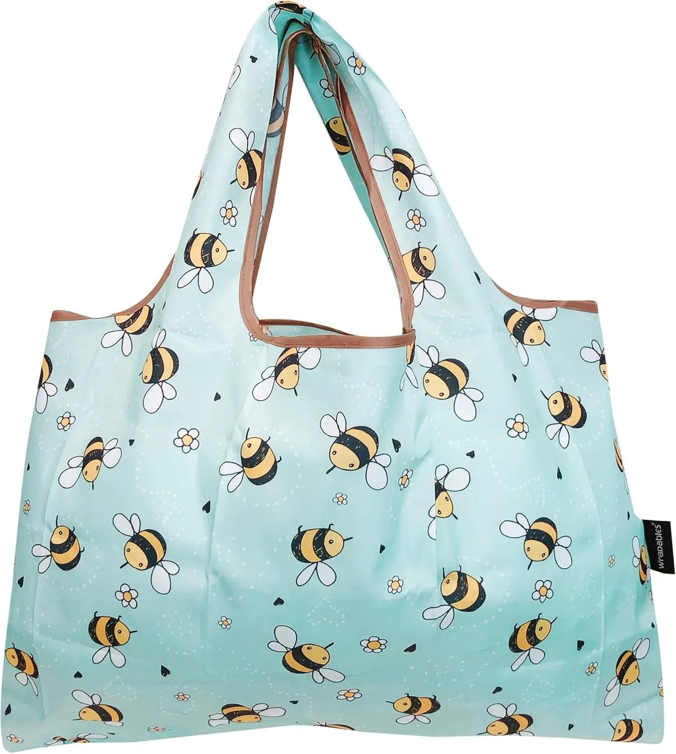 allydrew Eco-Friendly Large Nylon Reusable Shopping Bags (Set of 3)