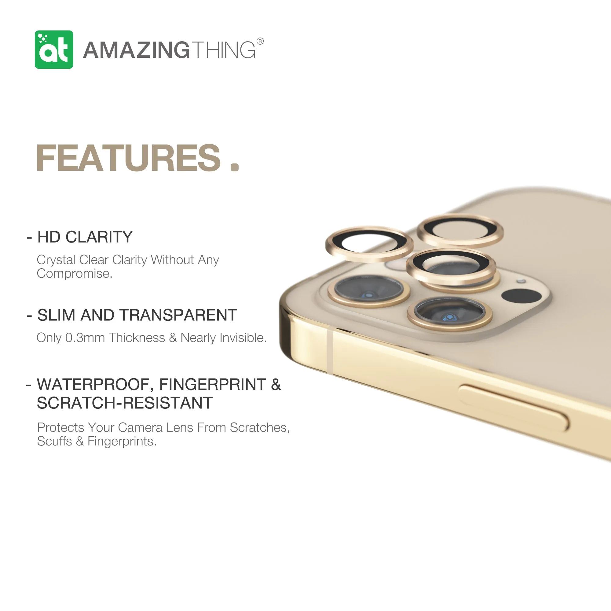 Amazing Thing iPhone 12 Pro MAX Camera Lens Protector SUPREME AR Lens