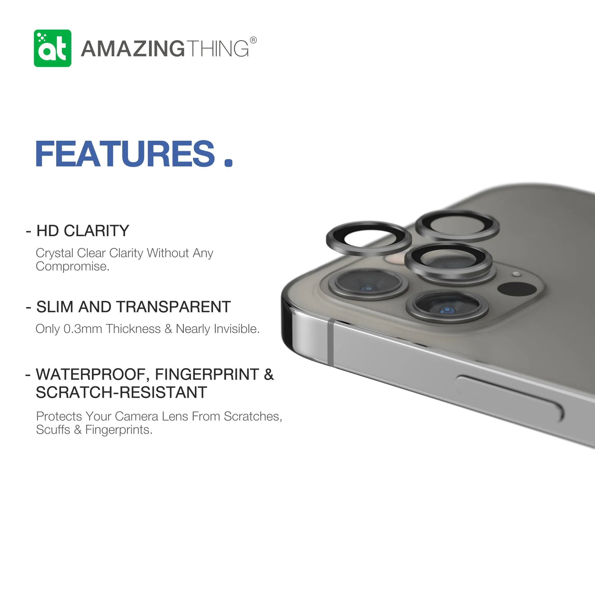 Amazing Thing iPhone 12 Pro MAX Camera Lens Protector SUPREME AR Lens