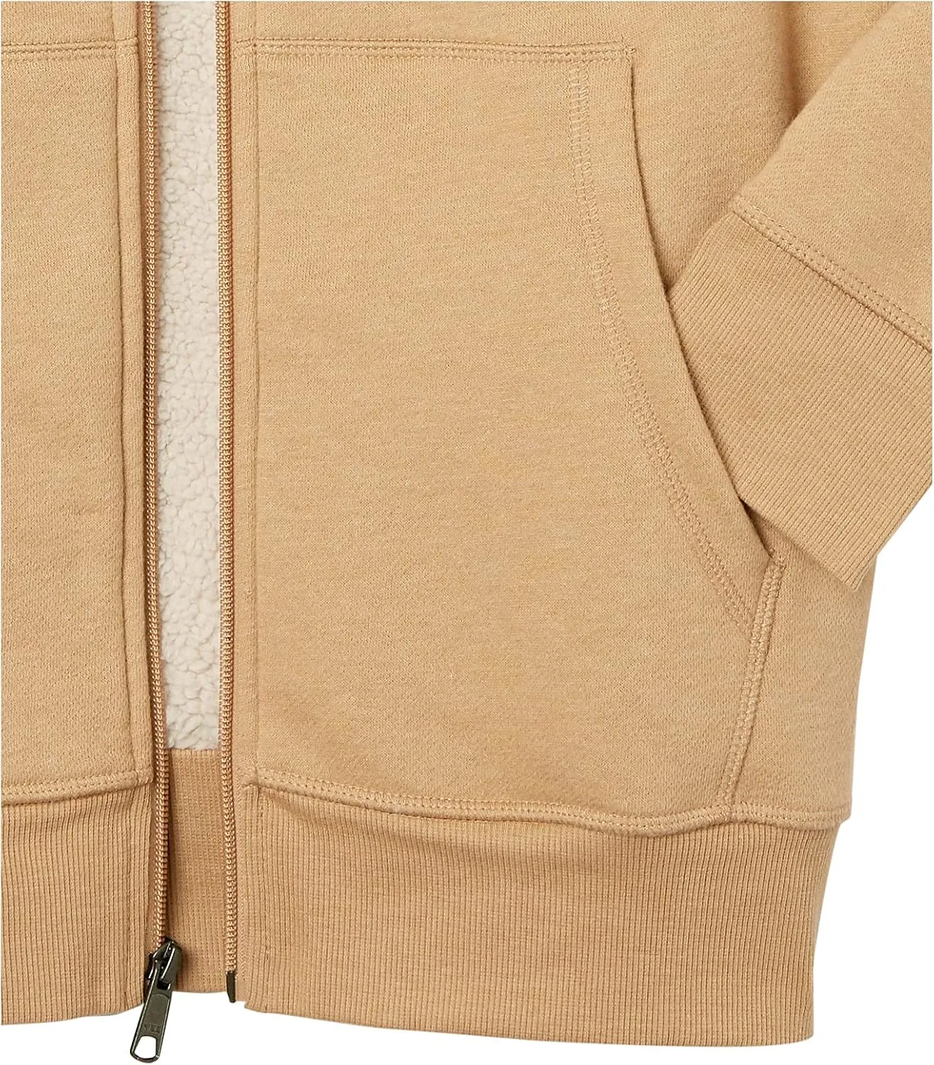 Amazon Essentials Hoodie For Men, Sherpa-Lined Full-Zip Fleece Sweatshirt