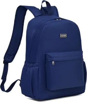 AOTIAN 17-Inch Water-Resistant Nylon Backpack, Durable Lightweight Bookbag, Daypack for College, Work, Travel & Hiking