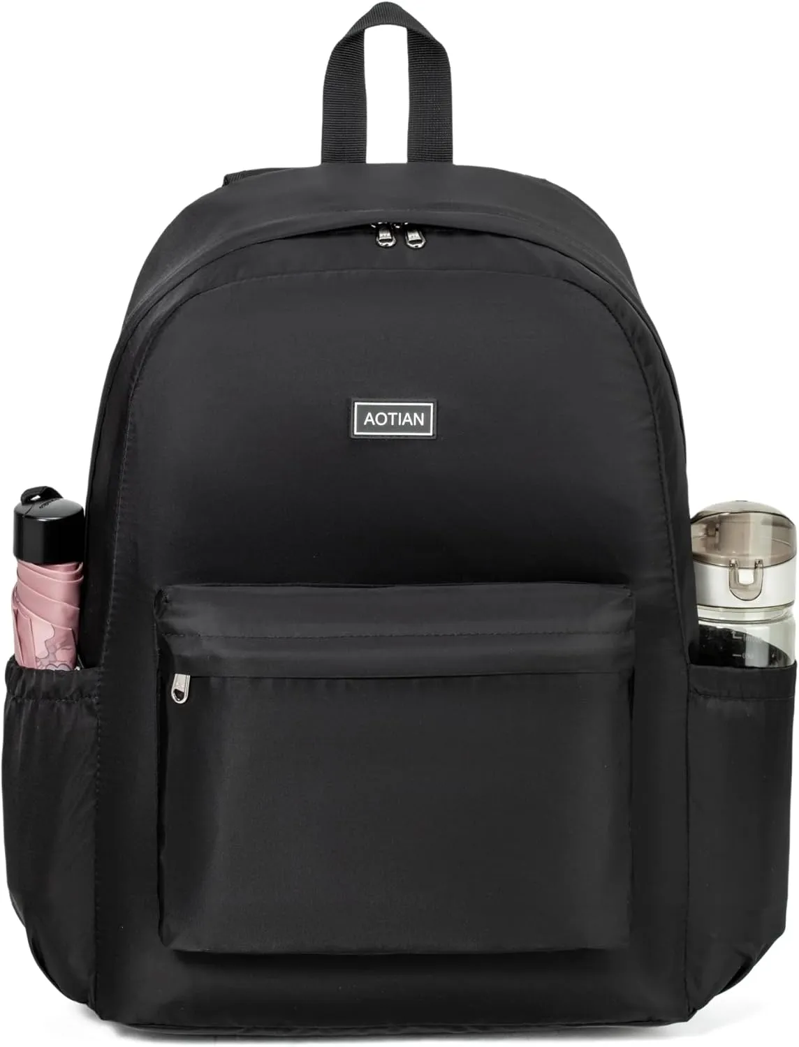 AOTIAN 17-Inch Water-Resistant Nylon Backpack, Durable Lightweight Bookbag, Daypack for College, Work, Travel & Hiking
