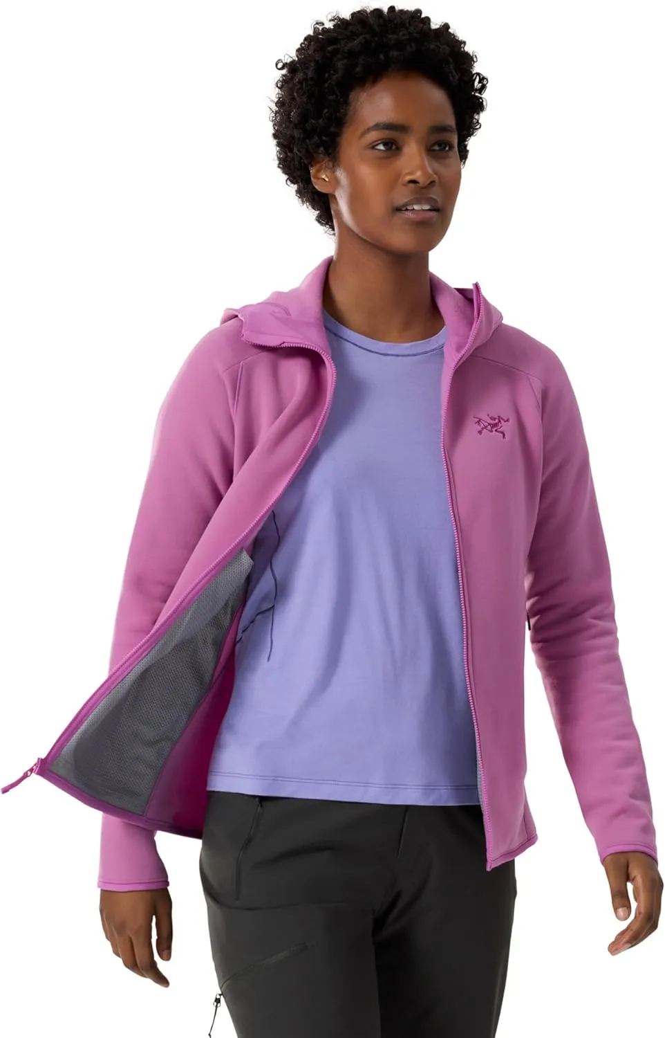 Arc'teryx Kyanite Womens Hoody | Warm Polartec Stretch Fleece Midweight | Moisture-Wicking Durable Zip Up Hoodies for Women