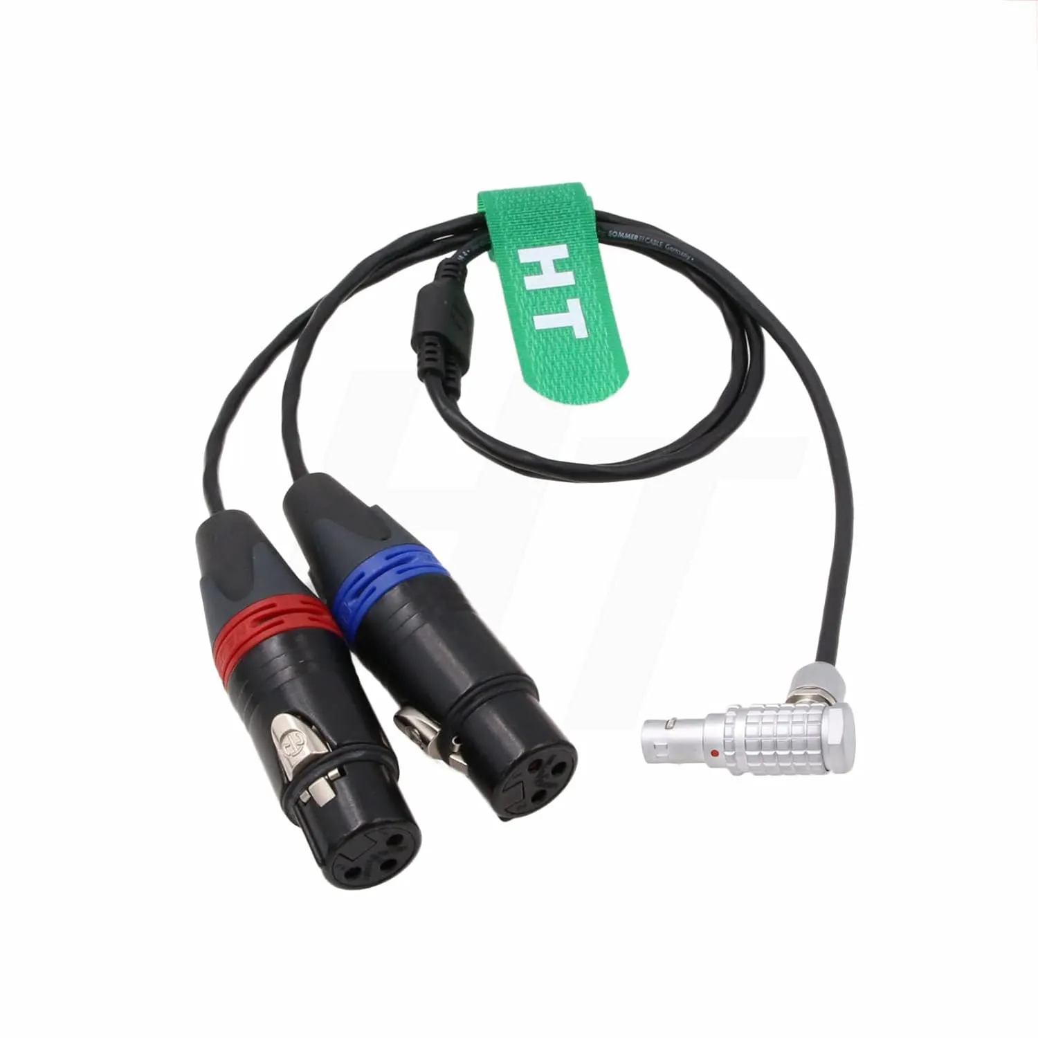 Audio Cable for ARRI Alexa 35 Mini LF Camera Sound Devices 633 6 Pin to 2-Channel XLR 3-pin Female 60cm