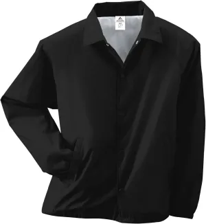 Augusta Sportswear Nylon Coach's Jacket/Lined - Rain-Ready, Water-Resistant Outerwear for Coaches & Outdoor Activities