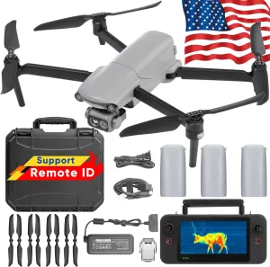 Autel Robotics EVO Lite 640T Enterprise, 640x512 T~hermal Imaging as 640T V3, Remote ID Supported, 1/2'' CMOS 48MP Visible Camera, AI Target Recognition & Positioning, 866g, 40 MIN, 12KM Transmission