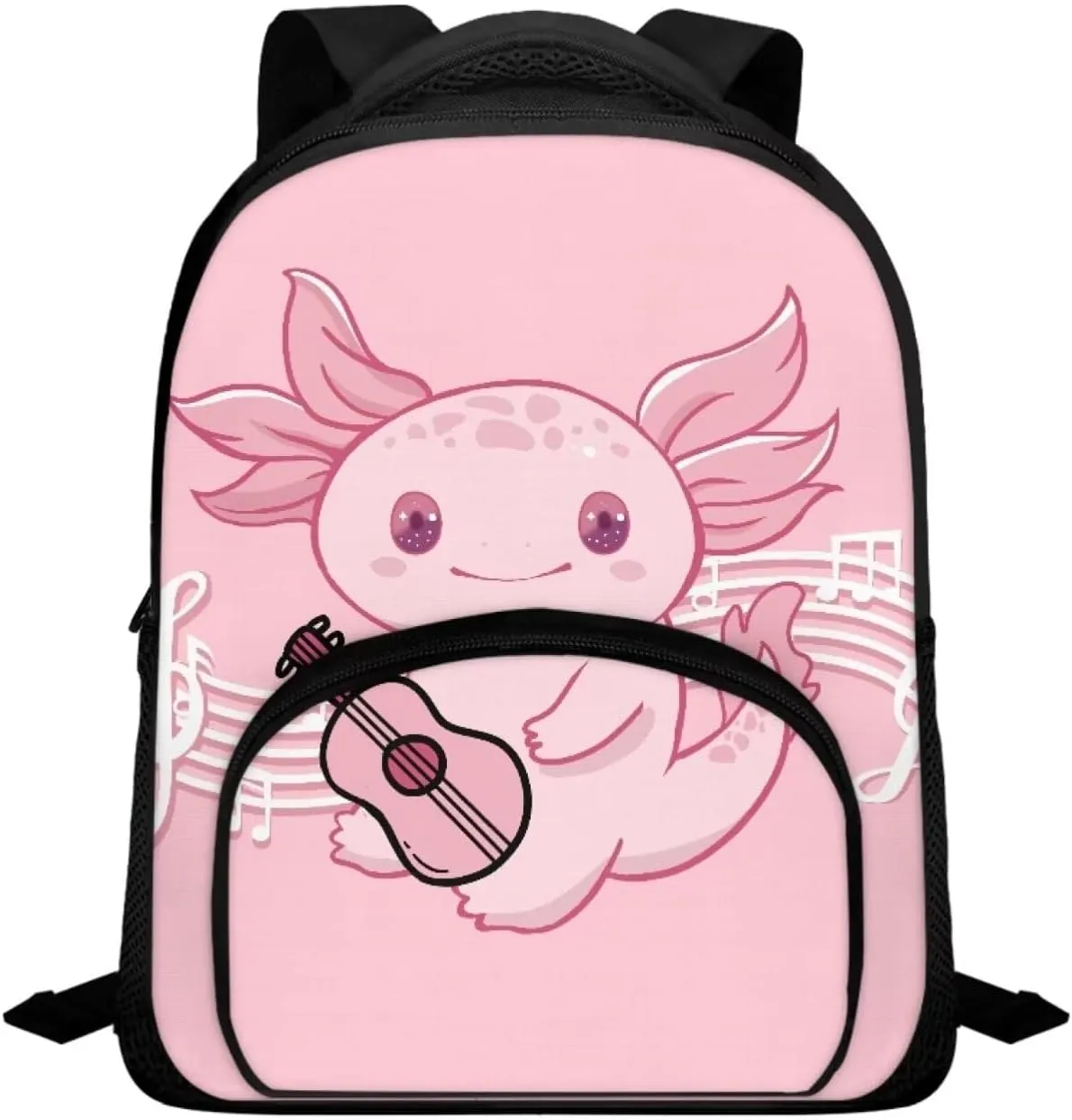 Axolotl Kids Backpack for Girls Grades 4 to 8 Boys Backpack Large Capacity Laptop Rucksack Multi-functional Daypack for Outdoor Picnic
