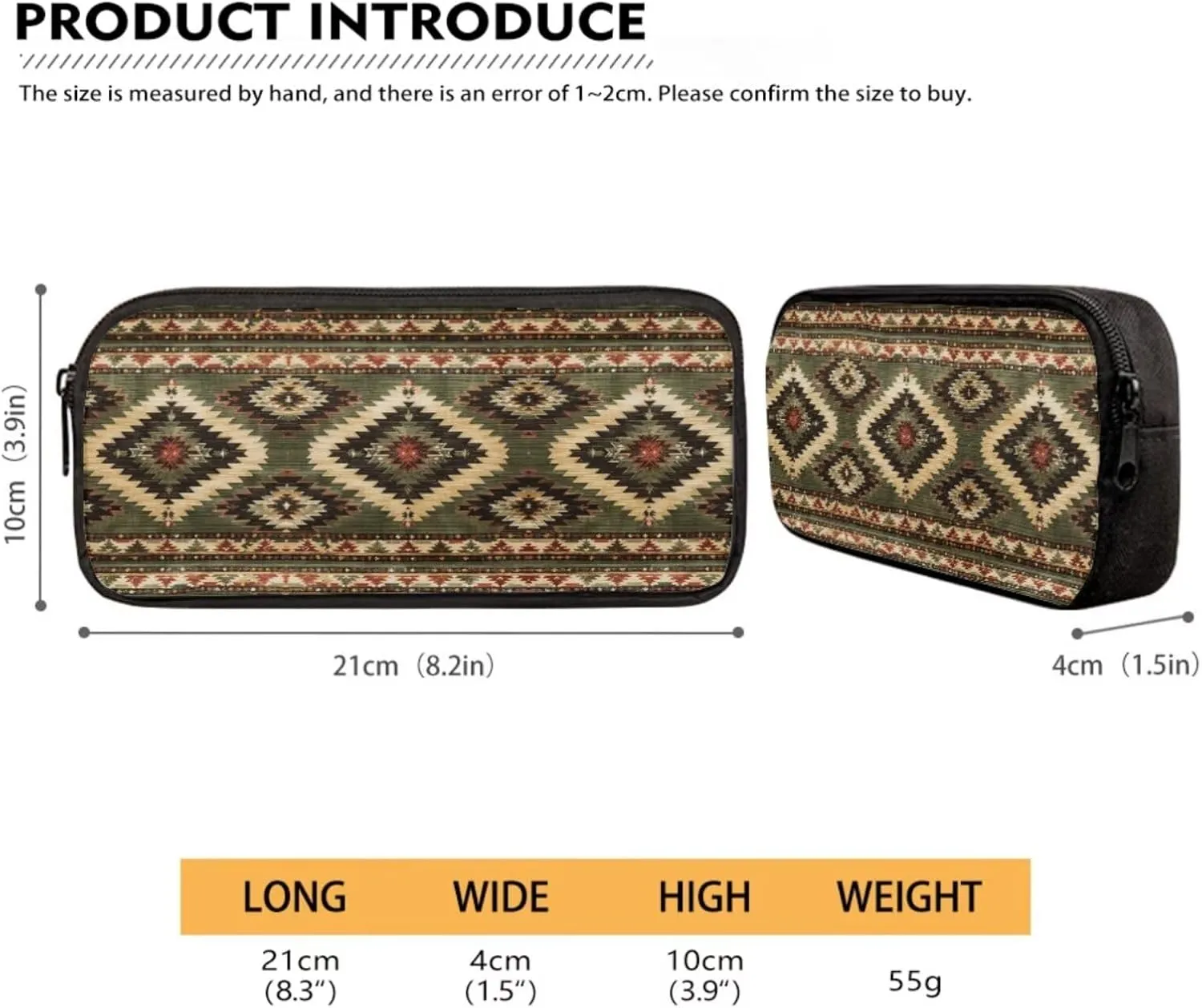 Aztec Boho School Bag and Lunch Bag Set for Boys Girls Backpack 10-12 Years Old Primary Middle School Bookbag With Lunch Box Pencil Case Teens Book Bags 6Th/7Th Grade Western Tribal